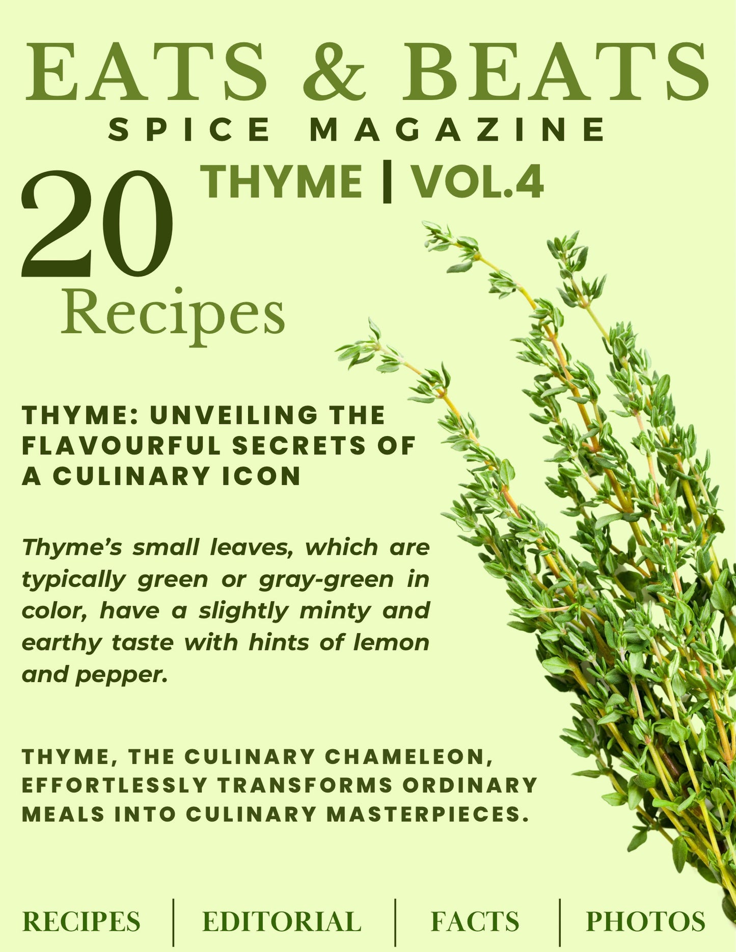 Eats & Beats Thyme Spice Issue - Vol.4