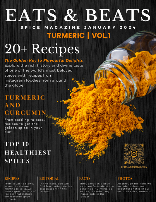 Eats & Beats Turmeric Spice Issue - January 2024